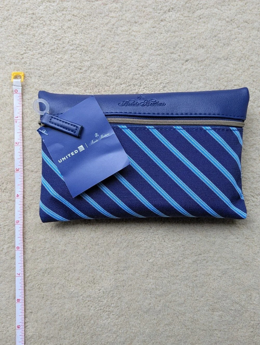 United x Brooks Brothers & Perricone MD products Travel Amenity Bag